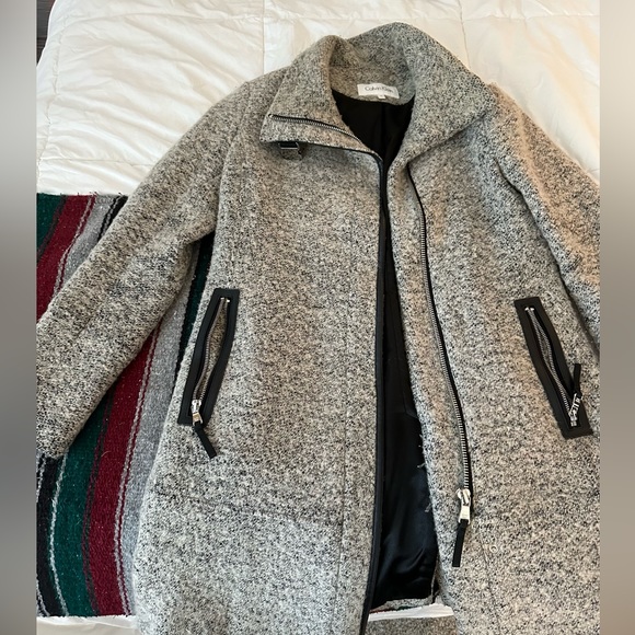 Calvin Klein grey with cocoon neckline, size XS - Picture 3 of 7